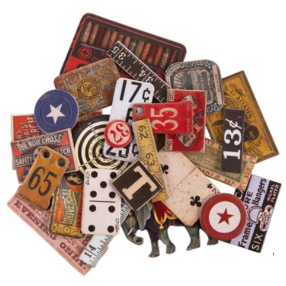 Tim Holtz Junk Drawer ephemera pack - Picture 2 of 4